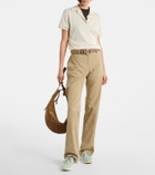 Loro Piana 360 LP Lady Flex suede-trimmed sneakers
