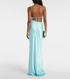 The Sei One-shoulder silk gown