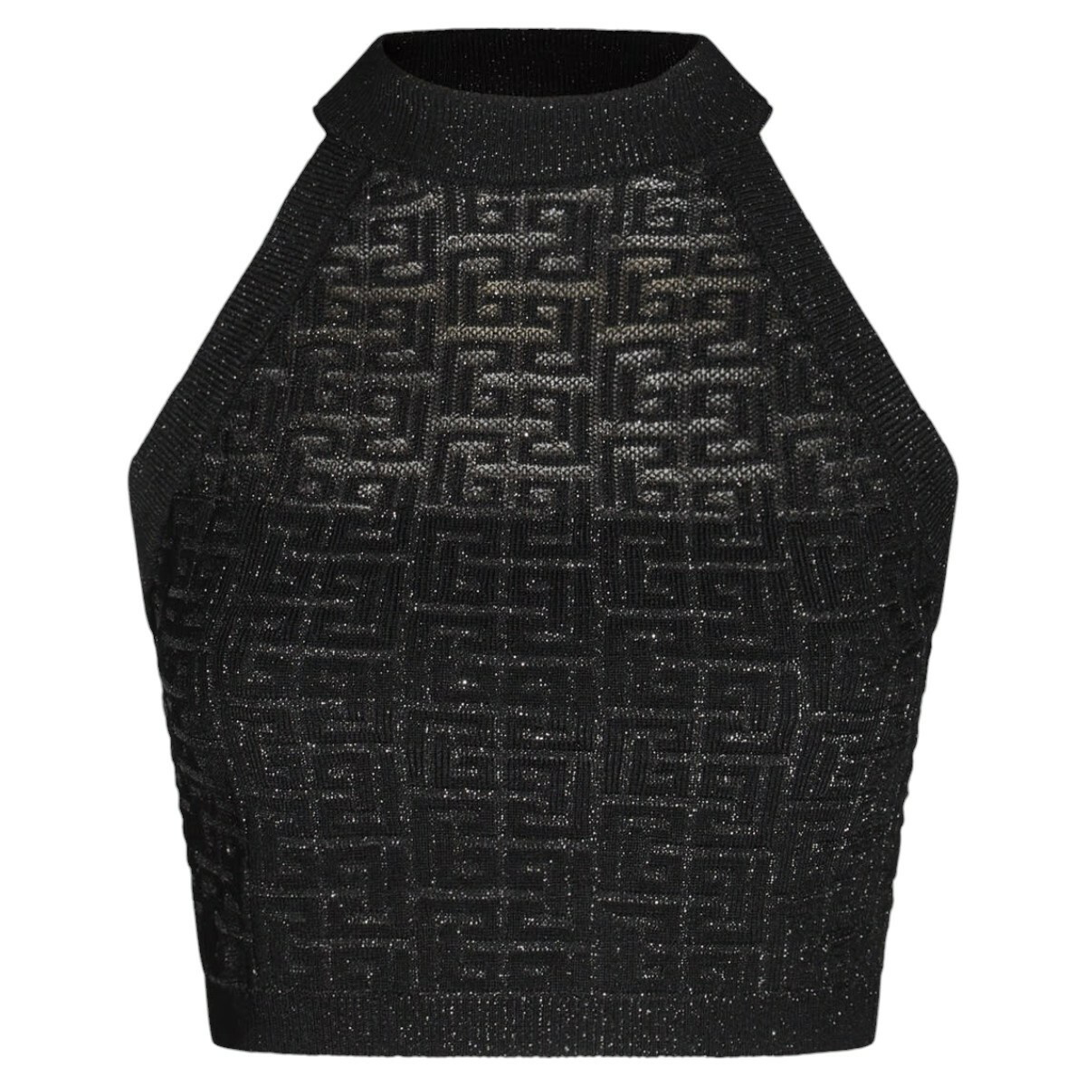 BALMAIN タンクトップ ブラック 34 Balmain Paris tank top black black - Women | BALMAIN