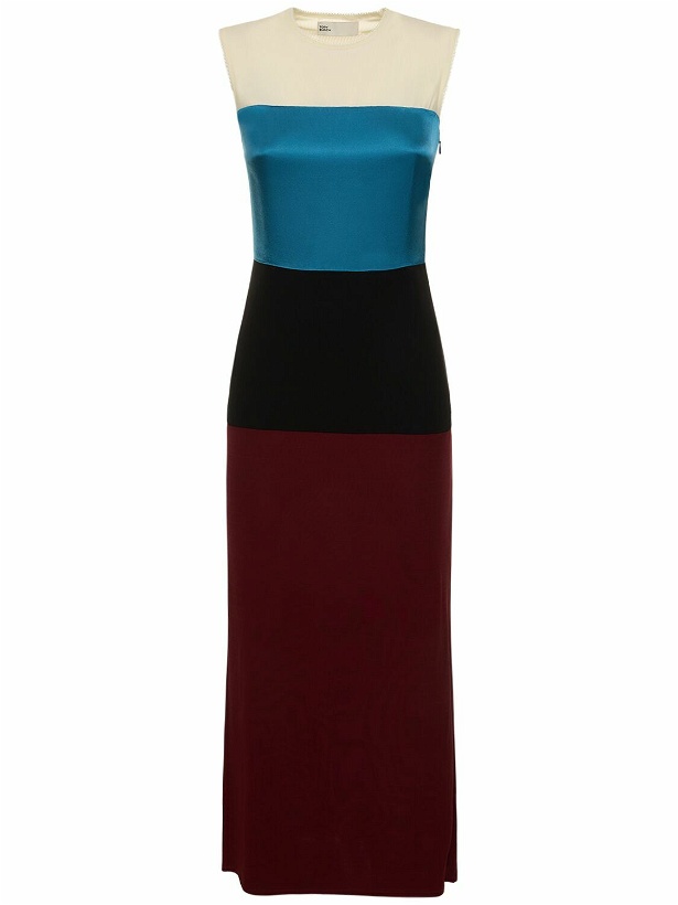 Photo: TORY BURCH Colorblock Wool Midi Dress