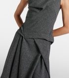 McQueen Wool midi dress