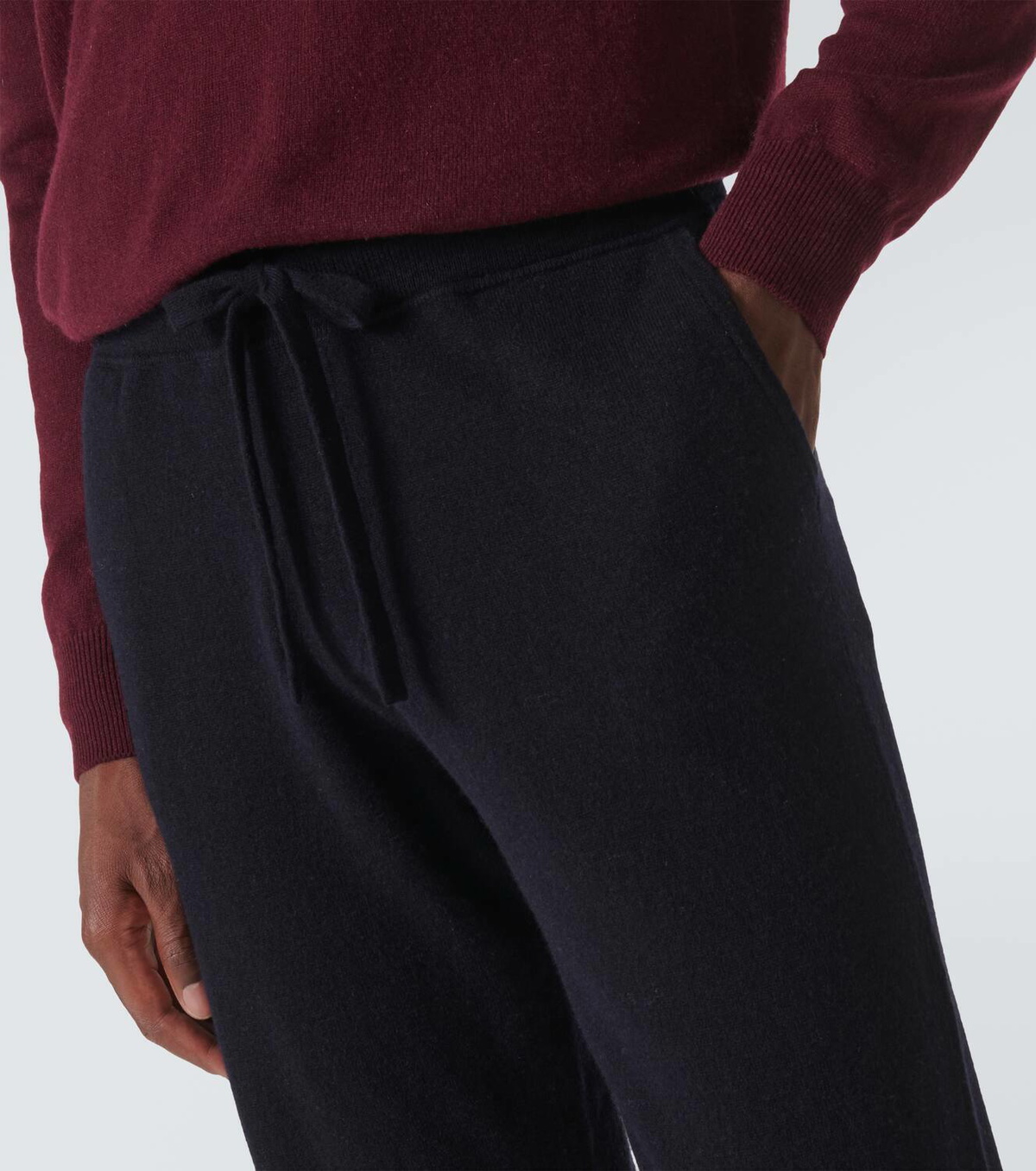 Allude Wool and cashmere sweatpants