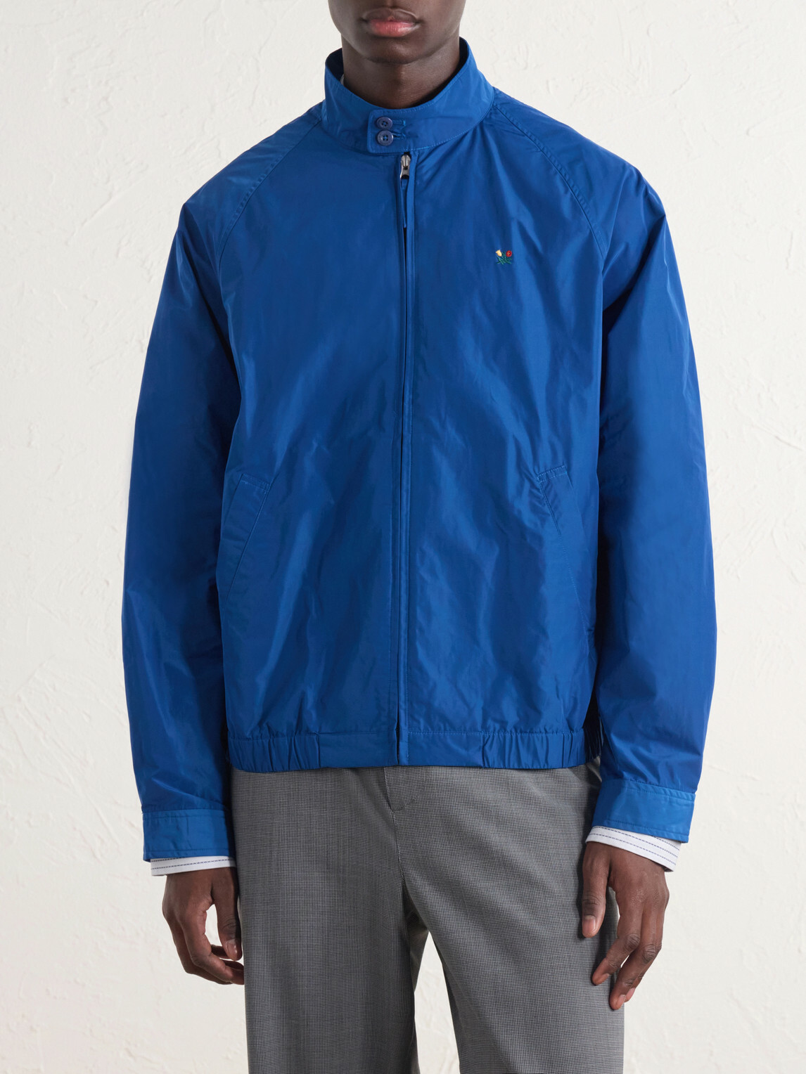 Aimé Leon Dore - Embroidered Shell Jacket - Blue