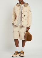 Moncler Grenoble Kelpius Padded Cotton-twill Overshirt Jacket Cream