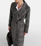 'S Max Mara Galles checked wool-blend coat