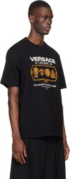 Versace Black Compact Cotton-Jersey T-shirt