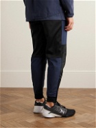 Nike Training - Unlimited Tapered Two-Tone Stretch-Jersey and Shell Trousers - Black
