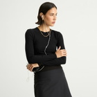 TALA Women's 365 Long Sleeve Long Line T-Shirt in Black