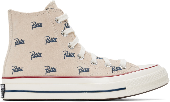 Photo: Converse Off-White Patta Edition Chuck 70 High Top Sneakers