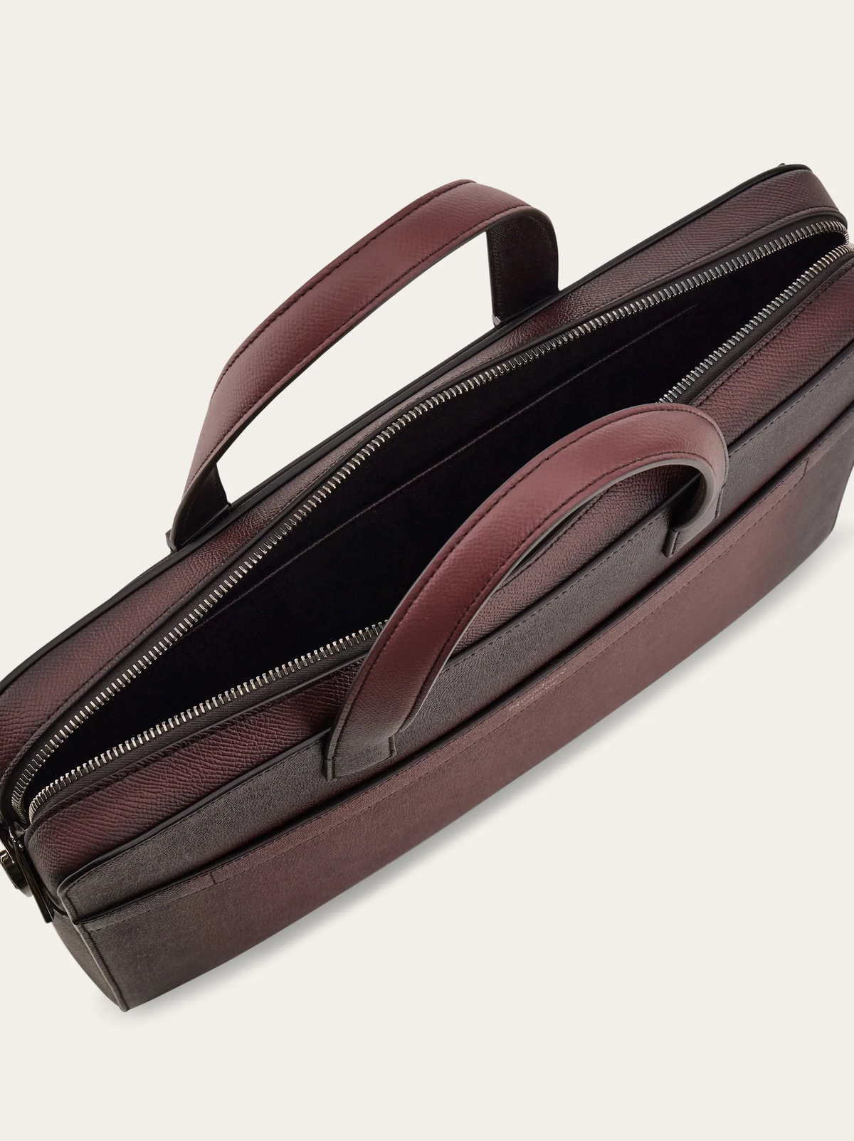 Ferragamo Mens Gancini briefcase in Red