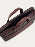 Ferragamo Mens Gancini briefcase in Red