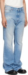 MM6 Maison Margiela Blue Bootcut Jeans