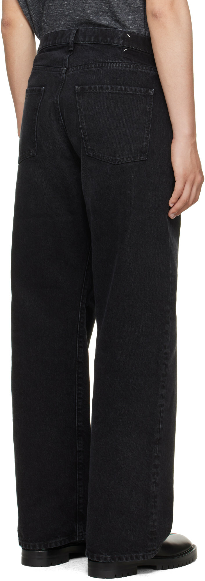 Maison Margiela Black Pocket Jeans