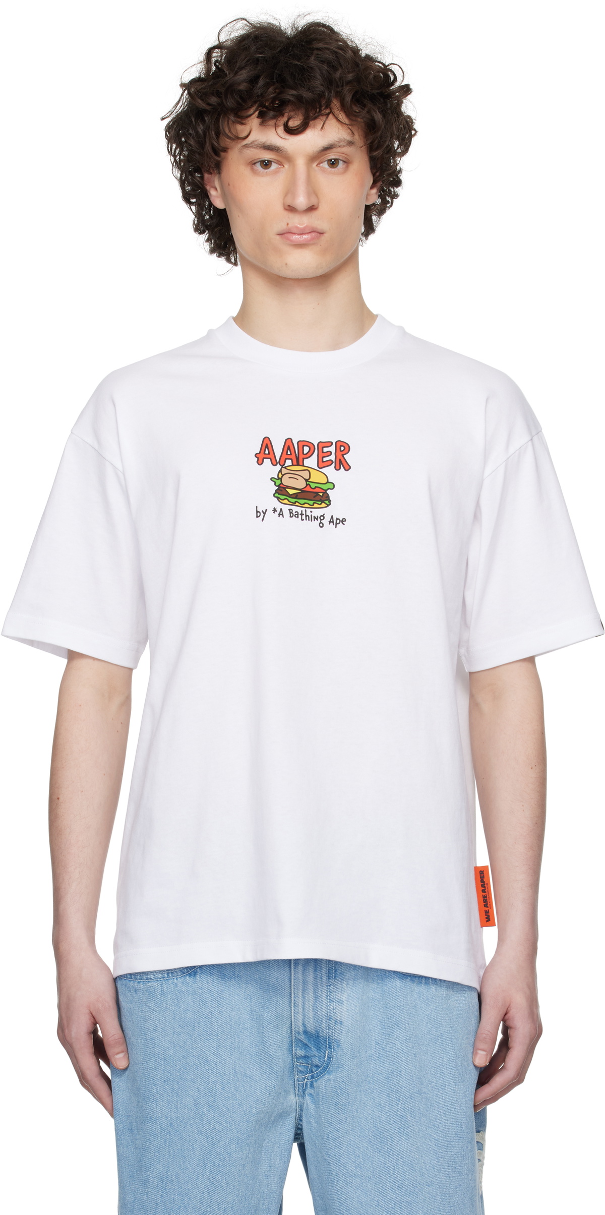 AAPE by A Bathing Ape White 