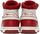 PS by Paul Smith Red & White Lopes Sneakers