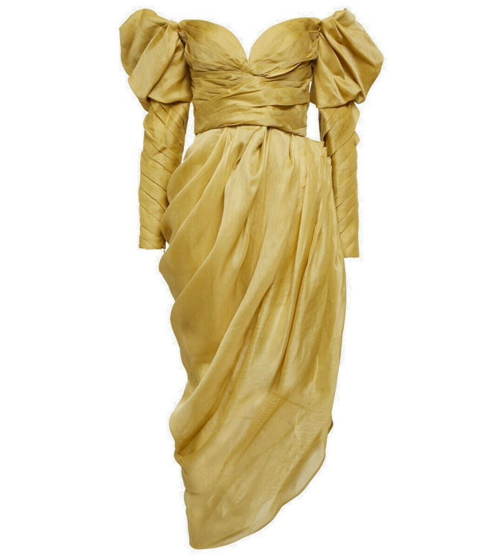 Photo: Zimmermann Sensory Drape linen-blend midi dress