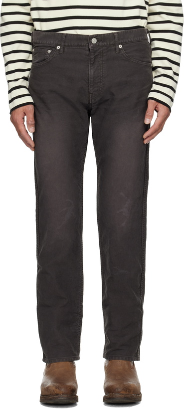 Photo: visvim Black Fluxus 19 G.Cords Jeans
