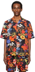 Moschino Multicolor Allover Flowers Shirt