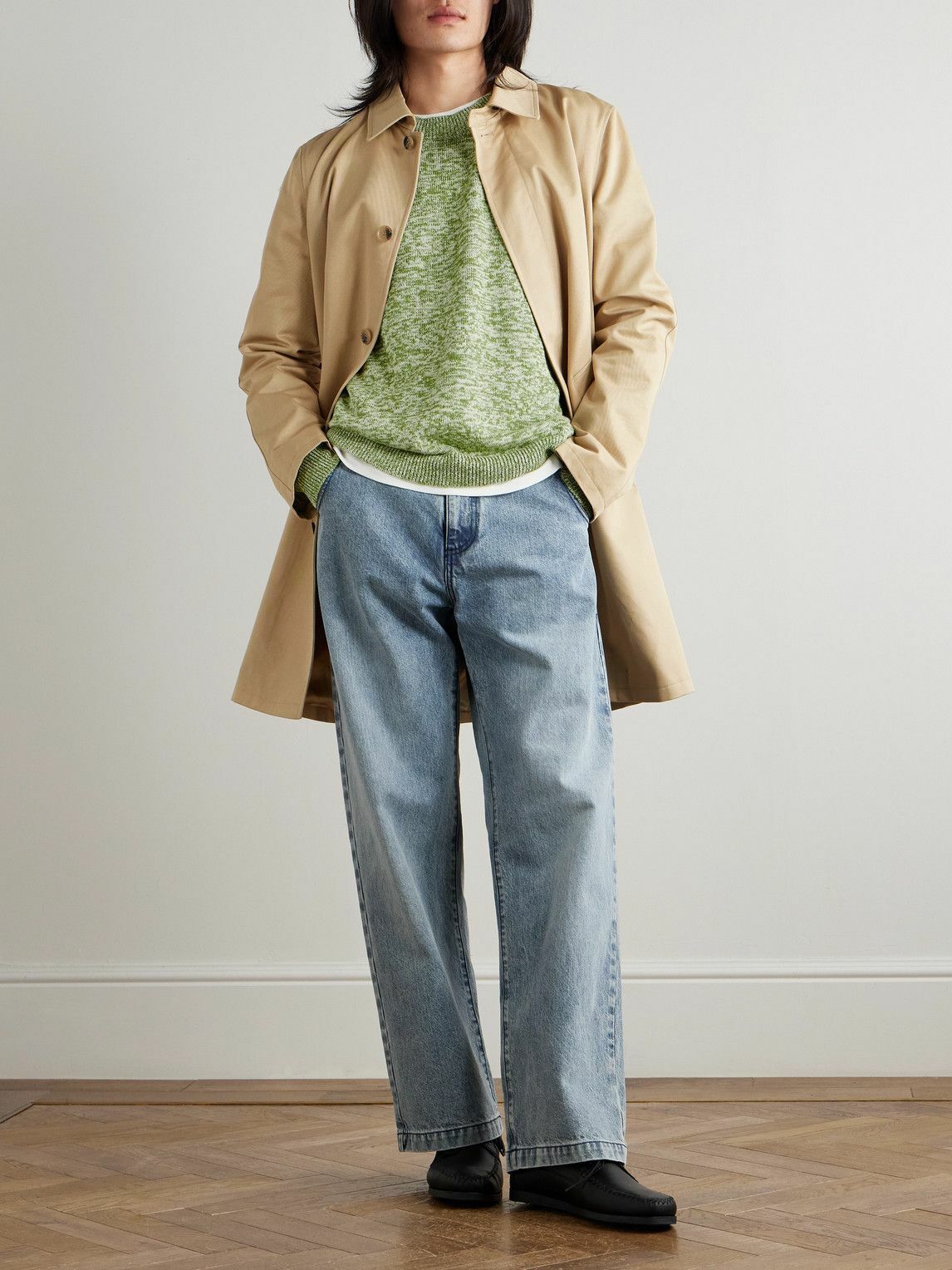 Federico Curradi - Linen and Cotton-Blend Sweater - Green