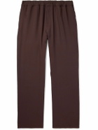 SSAM - Junes Straight-Leg Wool-Blend Twill Trousers - Brown
