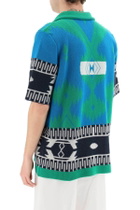 Alanui Jacquard Cotton Short Sleeve Icon Shirt