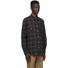 Norse Projects Navy Flannel Check Villads Shirt
