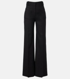 Victoria Beckham Alina virgin wool flared pants