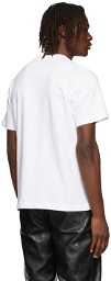 Marine Serre White Organic Cotton Logo T-Shirt