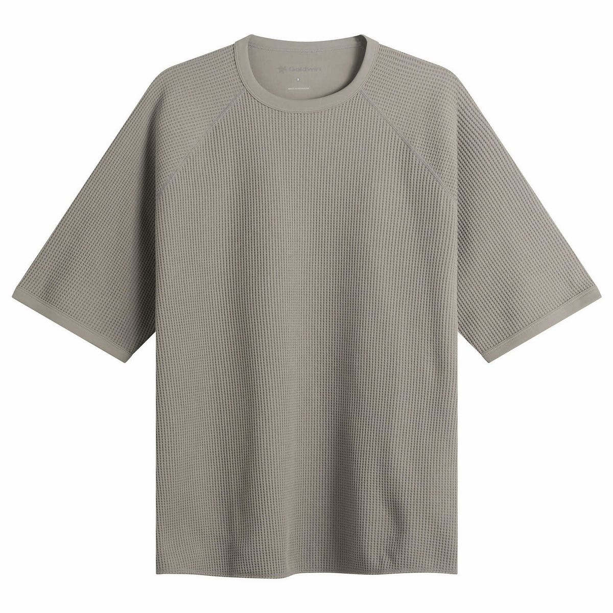 Goldwin Men's Waffle Light T-Shirt in Arid Beige