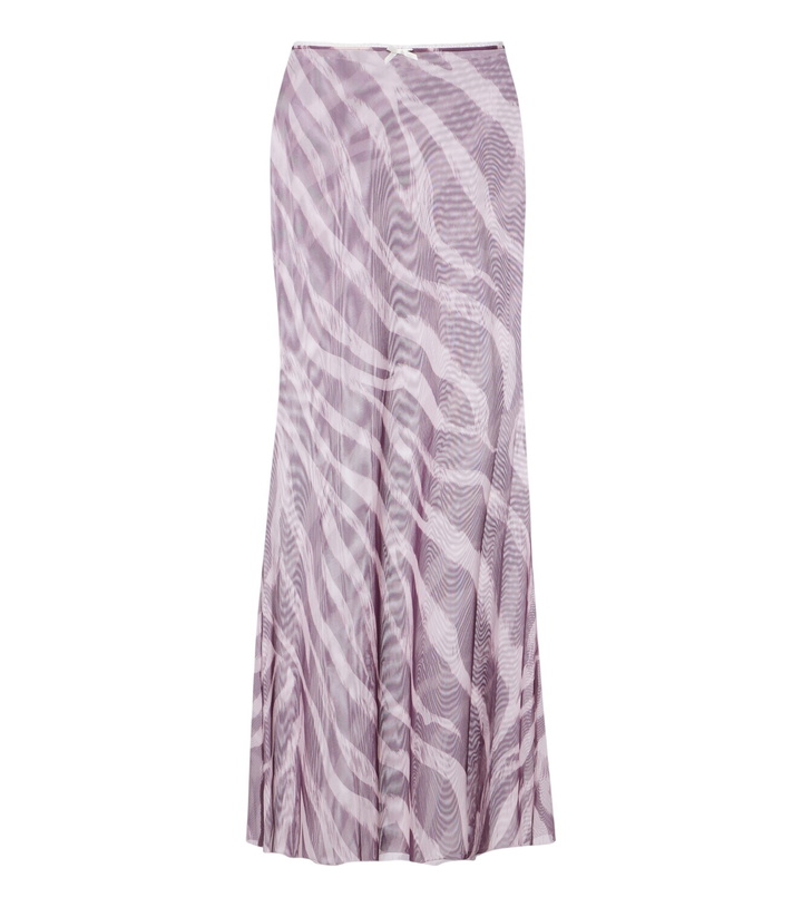 Photo: Bananhot Solay printed sheer maxi skirt
