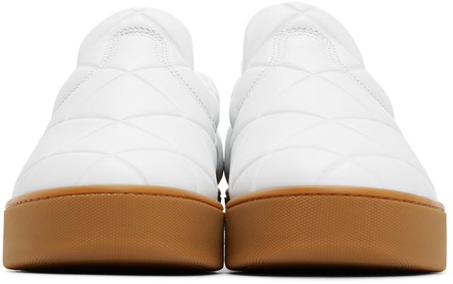 Bottega Veneta White 'The Quilt' Sneakers