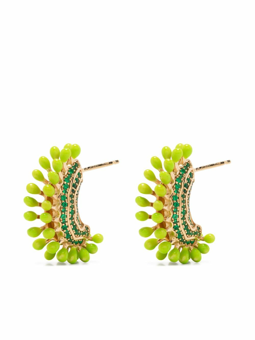 Bottega Veneta - Loop gold-plated hoop earrings Bottega Veneta