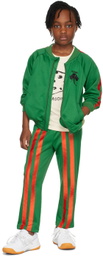 Mini Rodini Kids Green Stripe Track Jacket