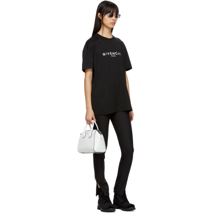 Givenchy Black Blurred Logo T Shirt