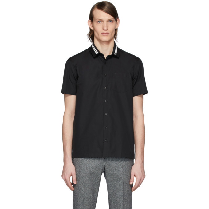 Photo: Neil Barrett Black Rib Neck Shirt