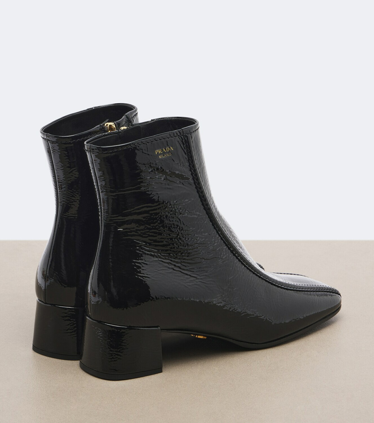Prada Patent leather ankle boots