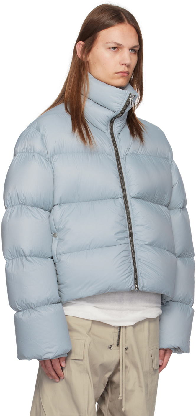 Rick Owens Blue Turtle Down Jacket Rick Owens