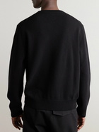 LOEWE - Anagram Logo-Embroidered Wool Sweater - Black