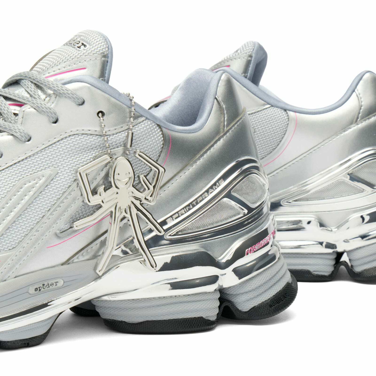 Adidas Men's F50 FORMOTION SP5DER Sneaker in Silver/Core Black