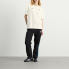 END. x adidas T-Shirt in Off White/Real Teal