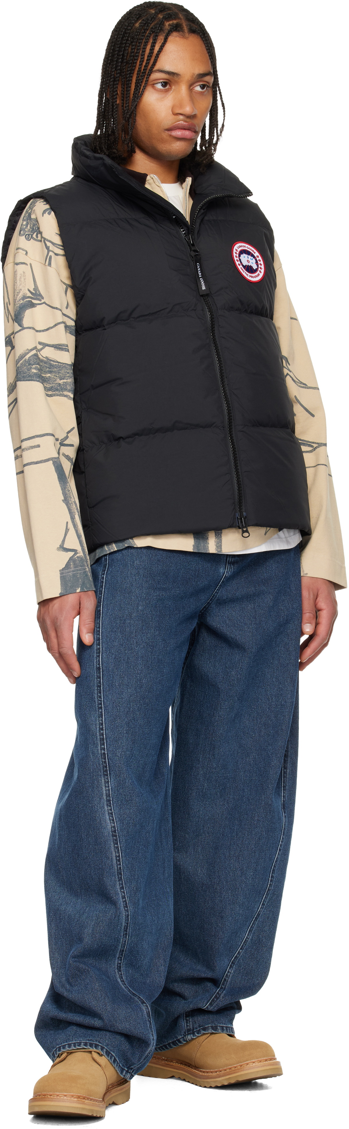 Canada Goose Black Lawrence Puffer Down Vest
