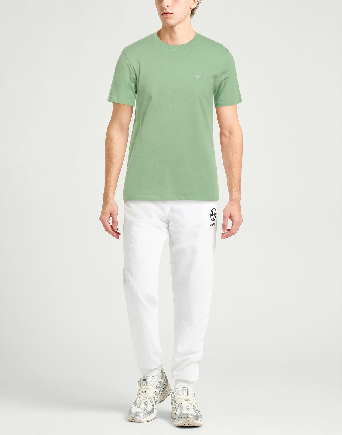 Boss Mens T-shirt Light in Green