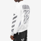 Off-White Men's Scribble Diag Boxy Crew Neck Sweat in White