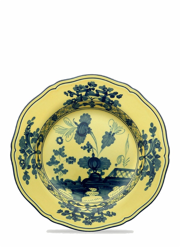 Photo: Set of Two Oriente Italiano Soup Plate in Yellow
