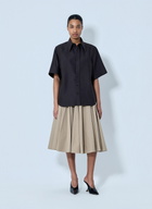 Bottega Veneta Wool and Silk Toile Shirt