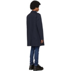 49Winters Navy One Layer Mac Coat
