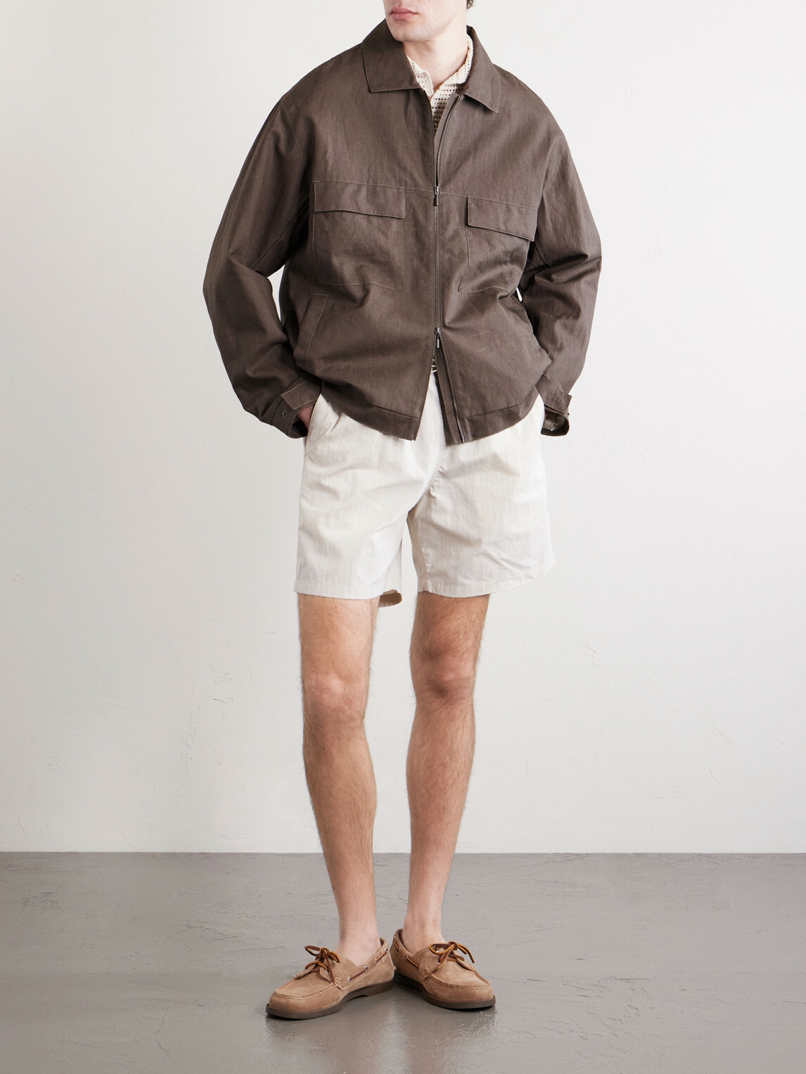 A Kind Of Guise - Embu Linen Jacket - Brown