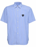 COMME DES GARÇONS PLAY - Play Logo Striped Cotton Shirt