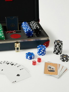 Globe-Trotter - Centenary Leather-Trimmed Poker Set