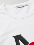 MONCLER - Logo-Appliquéd Cotton-Jersey T-Shirt - White - XXL